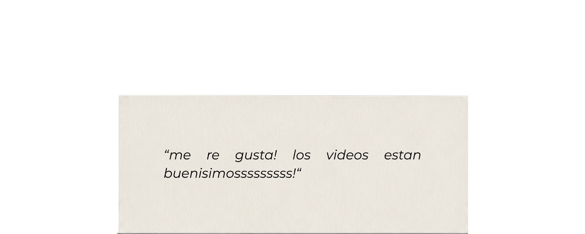 Testimonio
