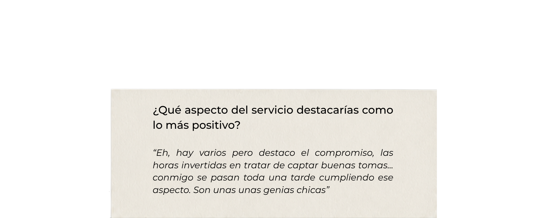 Testimonio