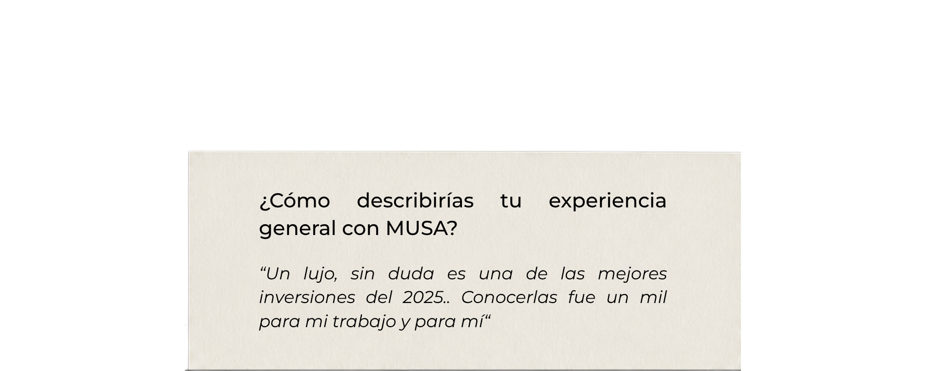 Testimonio